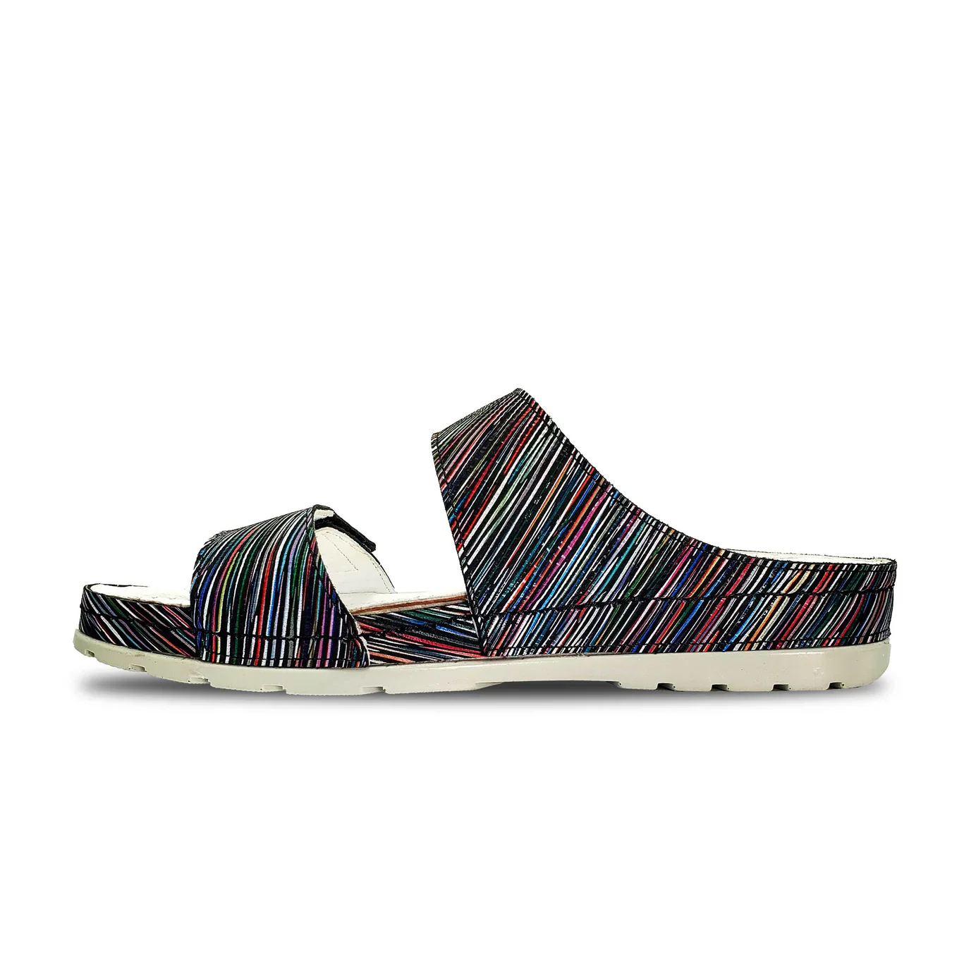 WOMEN'S REVERE PALMA SANDAL | BLACK STRIPE - Image 3
