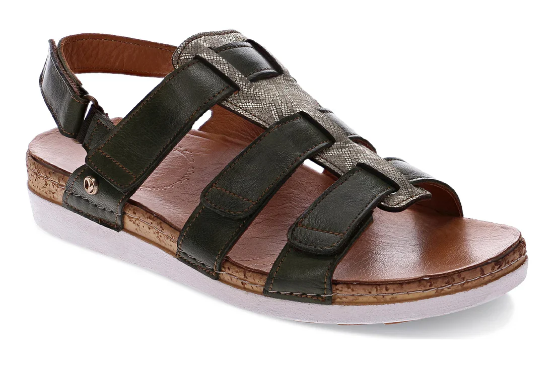 WOMEN'S REVERE SANTORINI SANDAL | KHAKI - Image 2