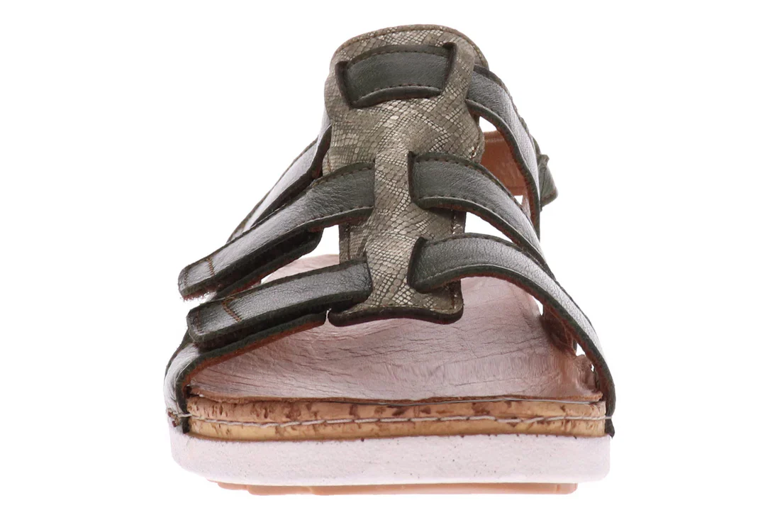 WOMEN'S REVERE SANTORINI SANDAL | KHAKI - Image 4