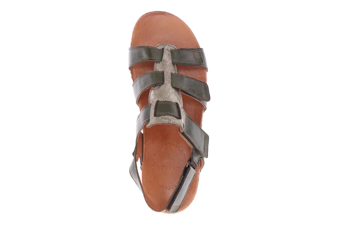 WOMEN'S REVERE SANTORINI SANDAL | KHAKI - Image 6