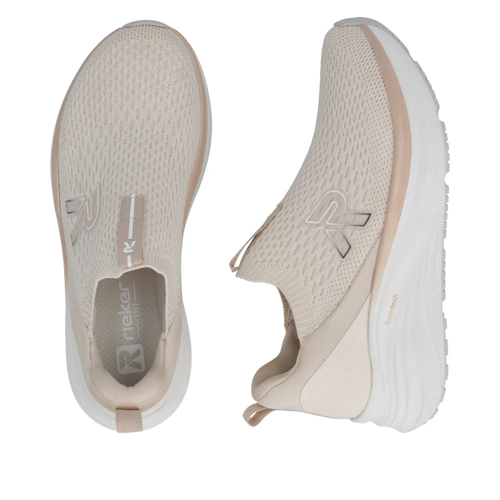 WOMEN'S RIEKER CASEY 00 | VANILLA | PERLECREME | COTTON - Image 8