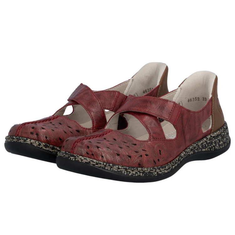 WOMEN'S RIEKER DAISY 52 | RED | CAYENNE - Image 4