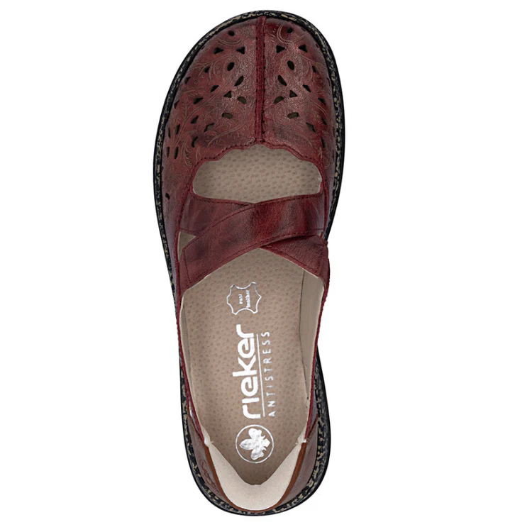 WOMEN'S RIEKER DAISY 52 | RED | CAYENNE - Image 6