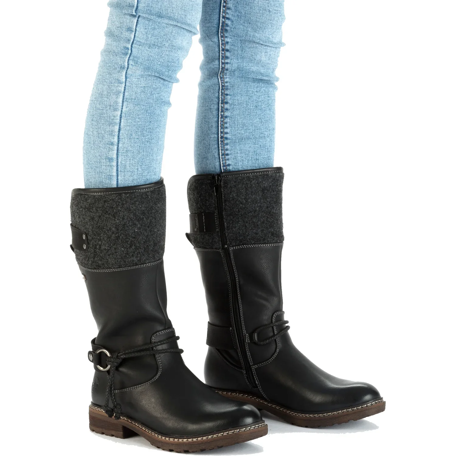 WOMEN'S RIEKER DOMINIKA 74 BOOT | SCHWARZ - Image 2