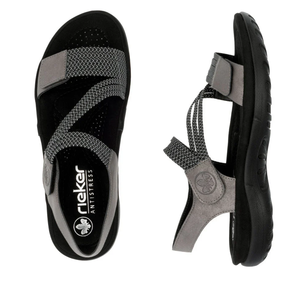 WOMEN'S RIEKER FRANJA 70 | MINERAL / SCHWARZ - WEISS - Image 6