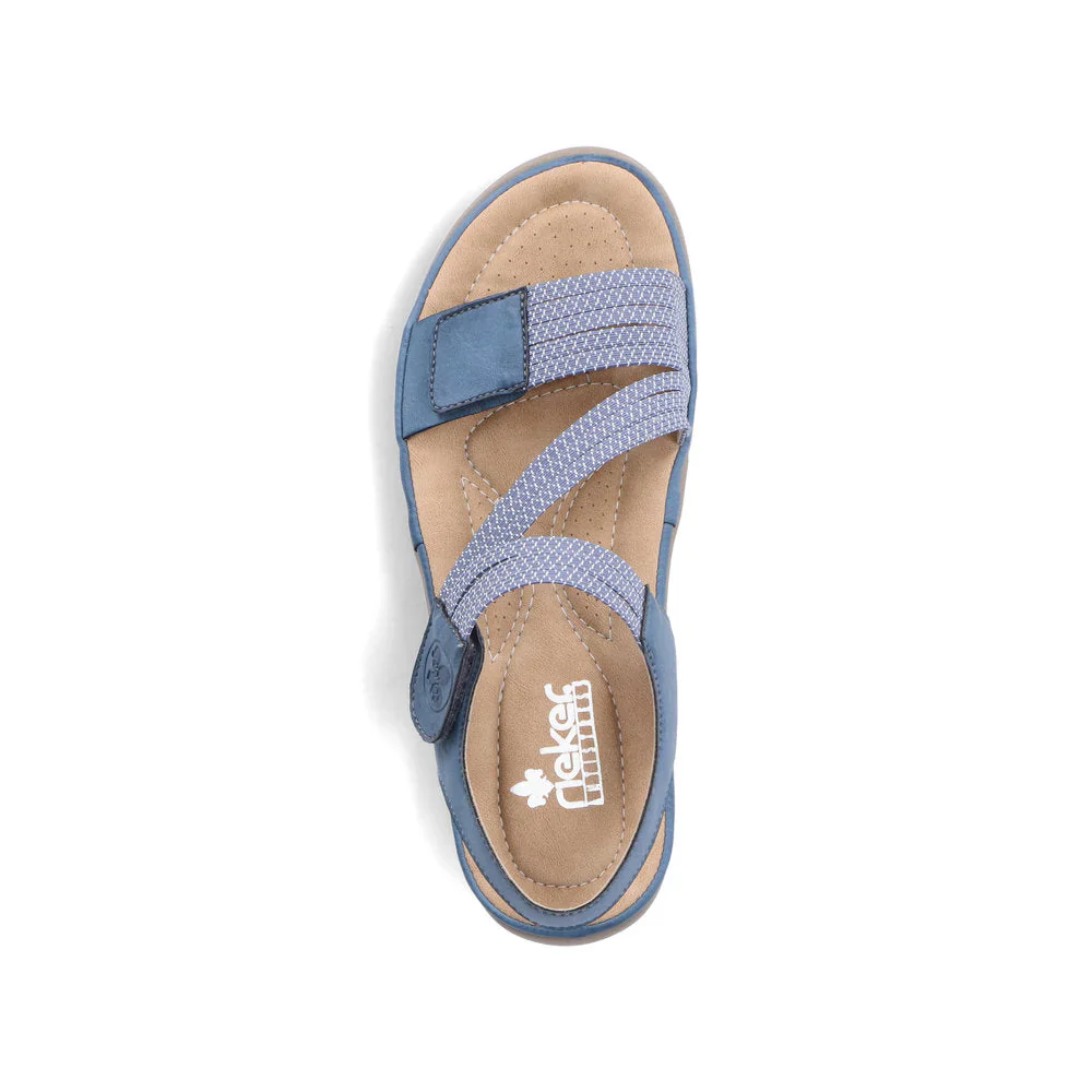 WOMEN'S RIEKER FRANJA 70 | ROYAL / JEANS-WEISS - Image 7