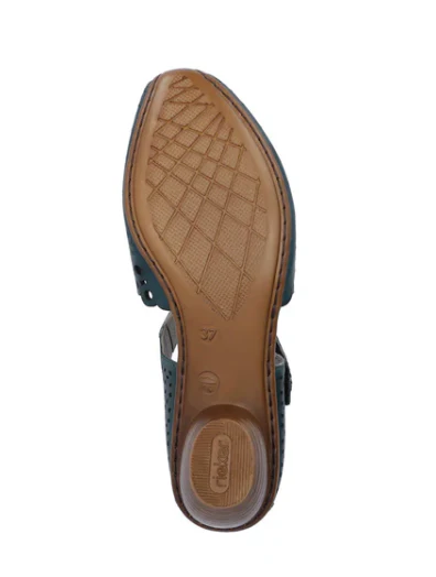 WOMEN'S RIEKER MIRJAM 53 | NERO / BLACK PATENT - Image 4