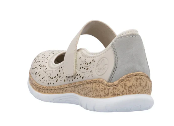WOMEN'S RIEKER NIKITA 99 | PERLE / CEMENT / PERLCREME - Image 6