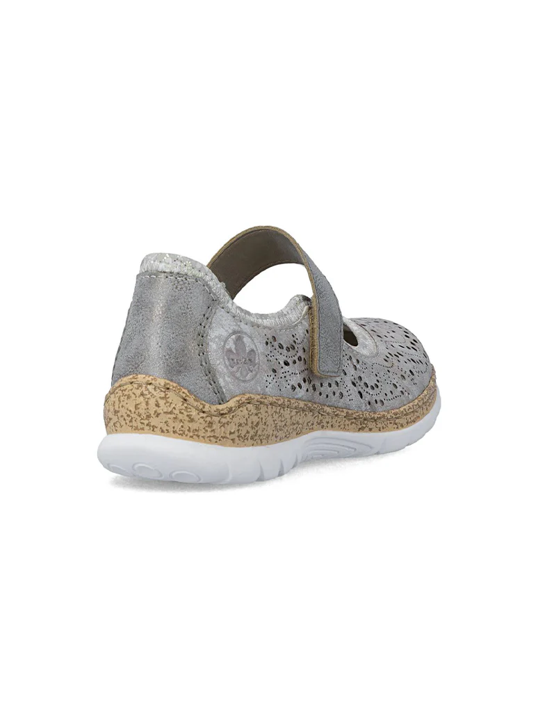 WOMEN'S RIEKER NIKITA 99 | ROSE-METALLIC | GREY | SILVERFLOWER - Image 3