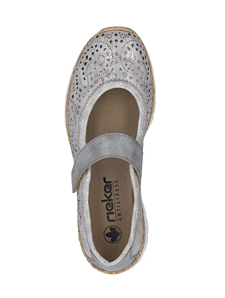 WOMEN'S RIEKER NIKITA 99 | ROSE-METALLIC | GREY | SILVERFLOWER - Image 4