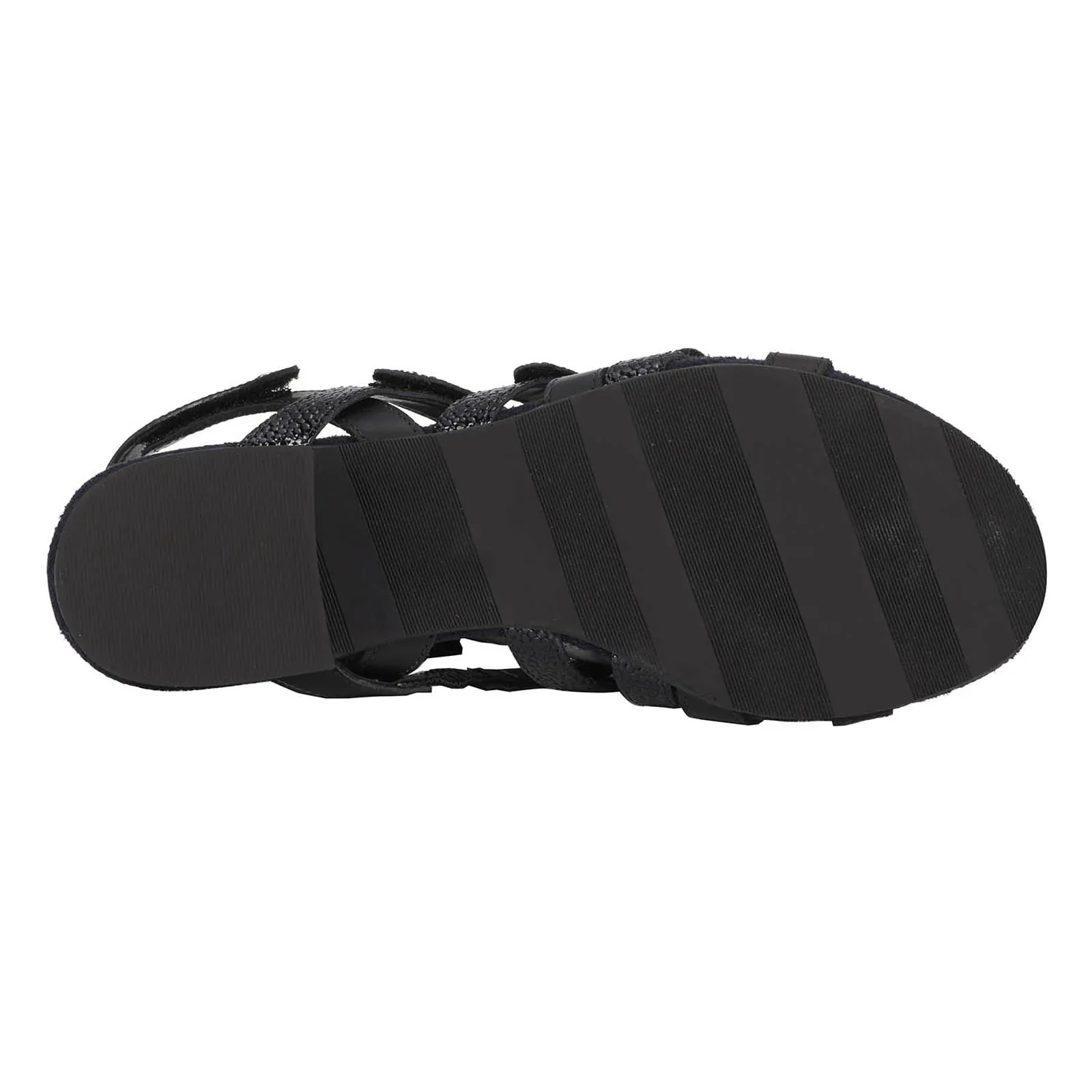 ROS HOMMERSON WOMEN'S BREEZE SANDAL | BLACK PEBBLE PATENT LEATHER - Image 7