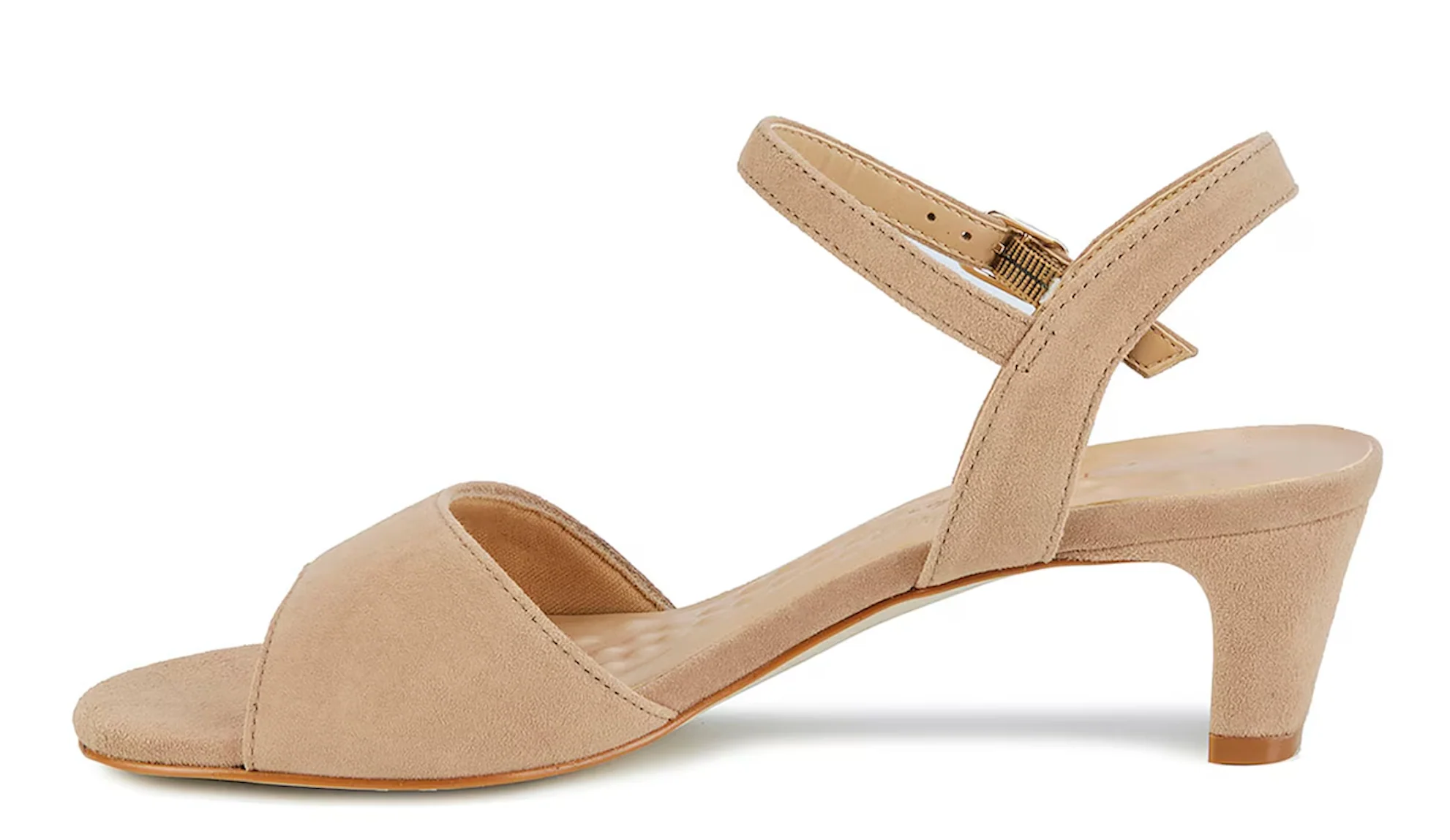WOMEN'S ROS HOMMERSON LYDIA HEEL | TAUPE SUEDE - Image 3