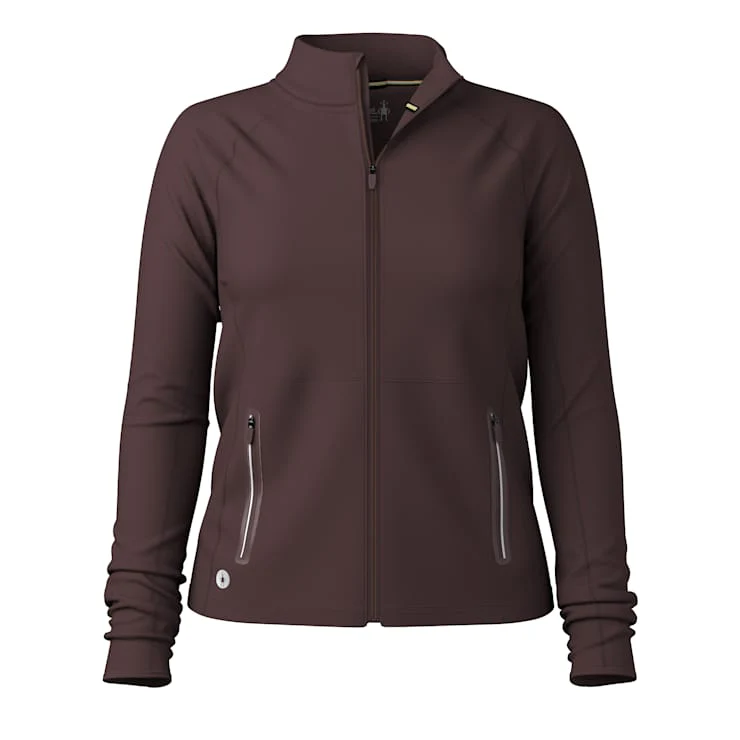WOMEN'S SMARTWOOL ACTIVE FLEECE JACKET | MINK - Image 3