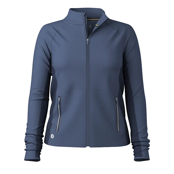 WOMEN'S SMARTWOOL ACTIVE FLEECE JACKET | NIGHTFALL BLUE - Image 3