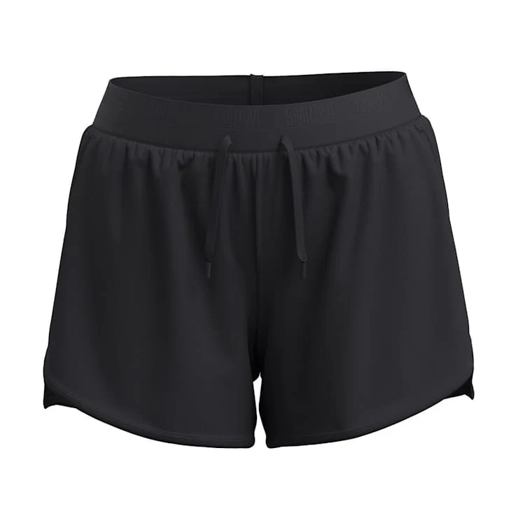 WOMEN'S SMARTWOOL ACTIVE LINED 4" SHORT | BLACK - Image 3