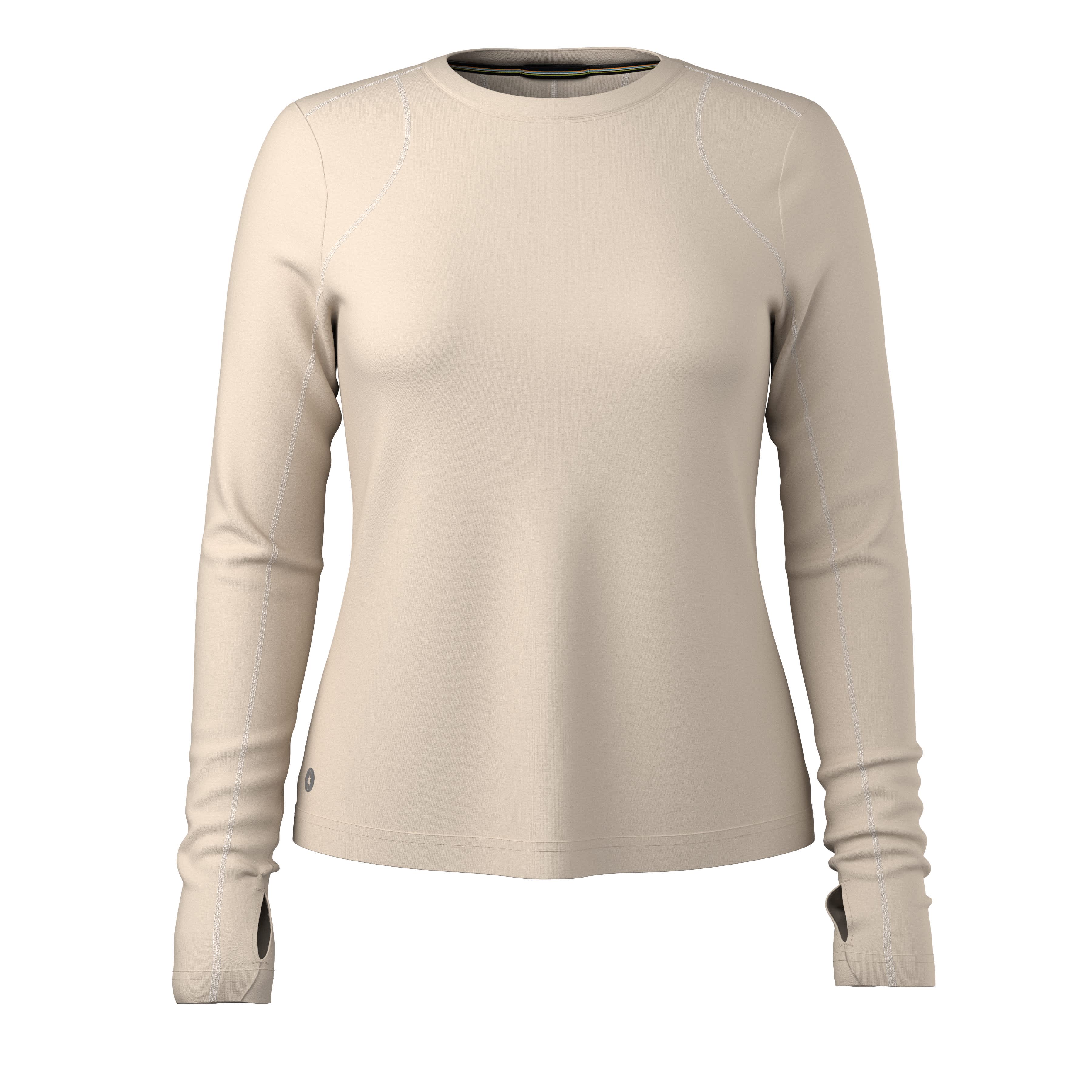 WOMEN'S SMARTWOOL ACTIVE LONG SLEEVE | ALMOND - Image 3