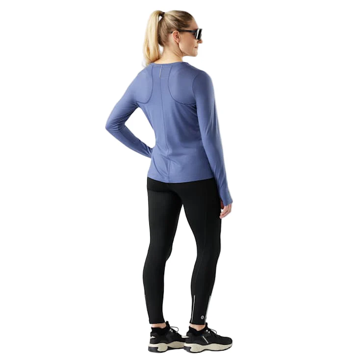WOMEN'S SMARTWOOL ACTIVE LONG SLEEVE | NIGHTFALL BLUE - Image 2