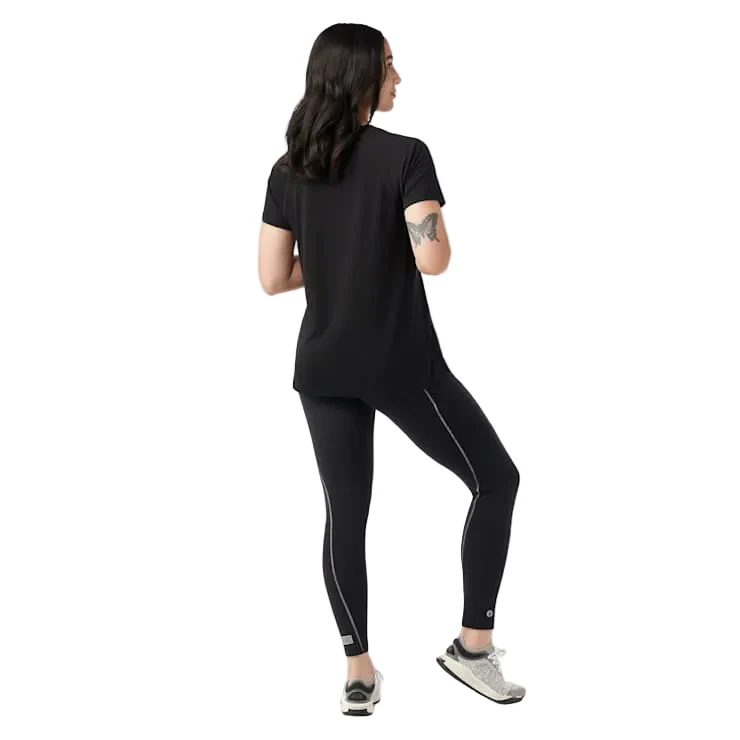 WOMEN'S SMARTWOOL ACTIVE ULTRALIGHT SHORT SLEEVE | BLACK - Image 2