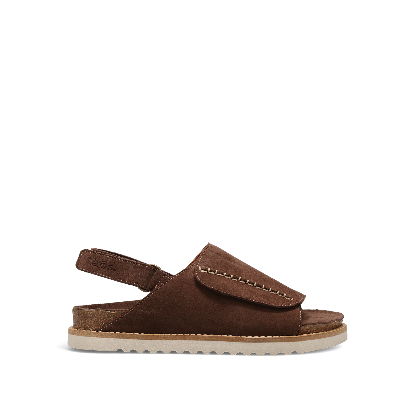 WOMEN'S TAOS ABSTRACT SANDAL | CHOCOLATE SUEDE