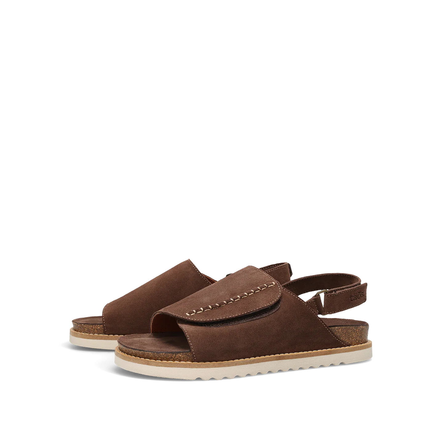 WOMEN'S TAOS ABSTRACT SANDAL | CHOCOLATE SUEDE - Image 5