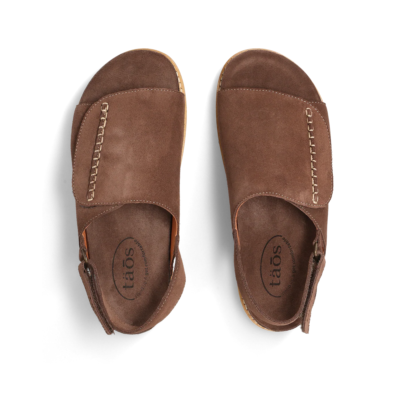 WOMEN'S TAOS ABSTRACT SANDAL | CHOCOLATE SUEDE - Image 6