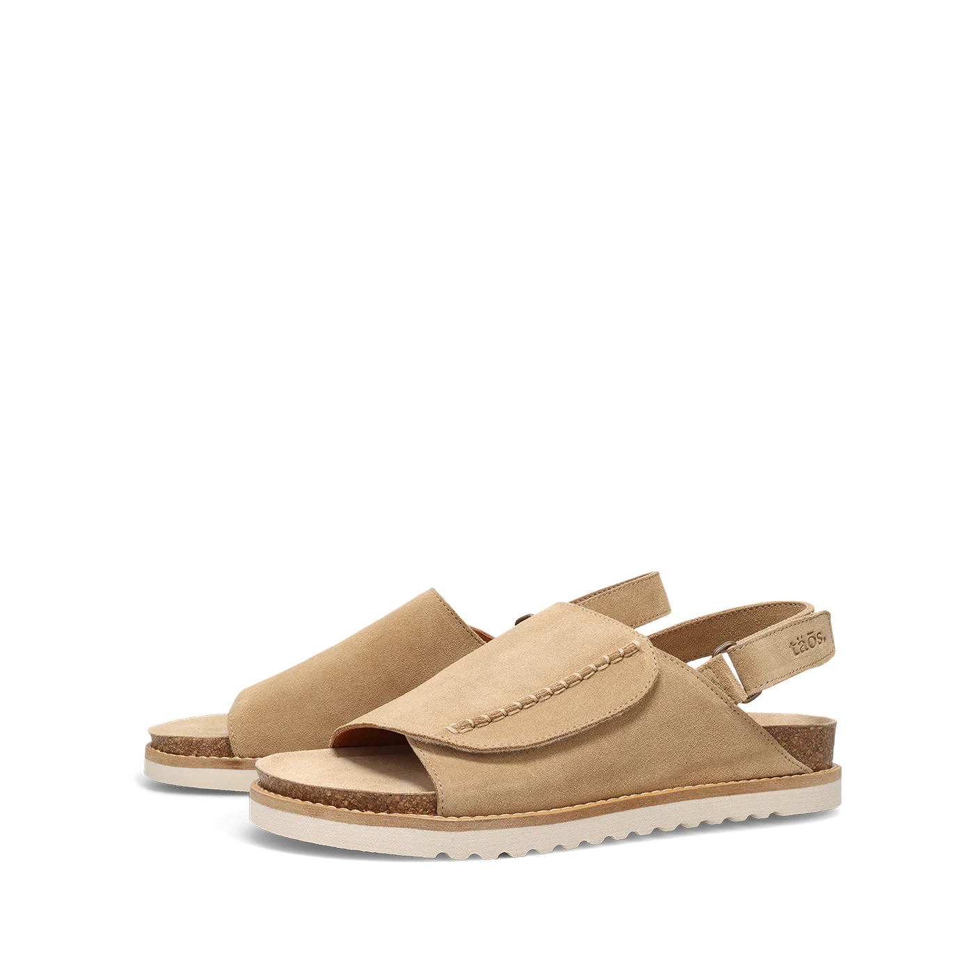 WOMEN'S TAOS ABSTRACT SANDAL | WARM SAND SUEDE - Image 6