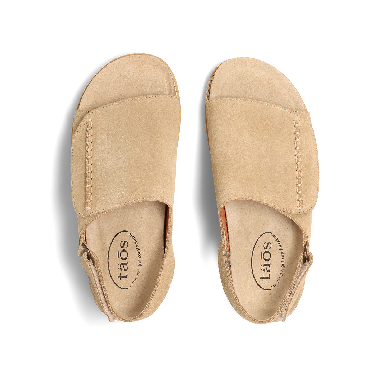 WOMEN'S TAOS ABSTRACT SANDAL | WARM SAND SUEDE - Image 7