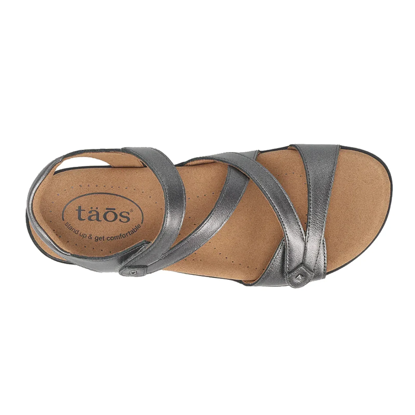 WOMEN'S TAOS BIG TIME SANDAL |  PEWTER - Image 4