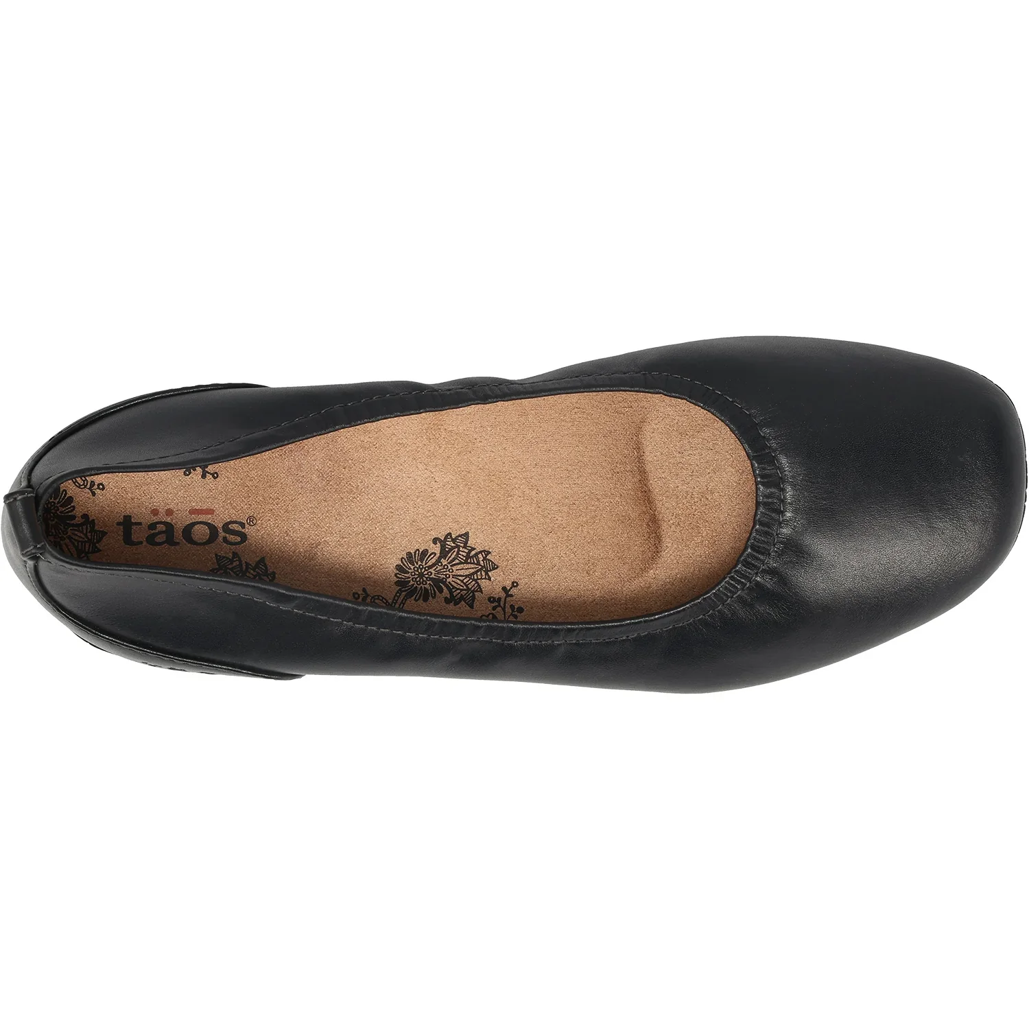 WOMEN'S TAOS CHIT CHAT BALLET FLAT | BLACK - Image 4