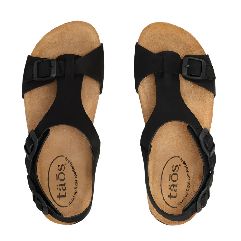 WOMEN'S TAOS MVP SANDAL | BLACK SUEDE - Image 4