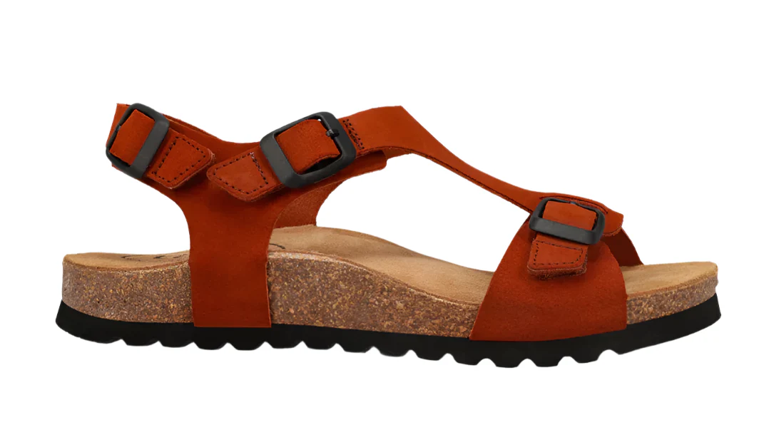 WOMEN'S TAOS MVP SANDAL | RUST SUEDE