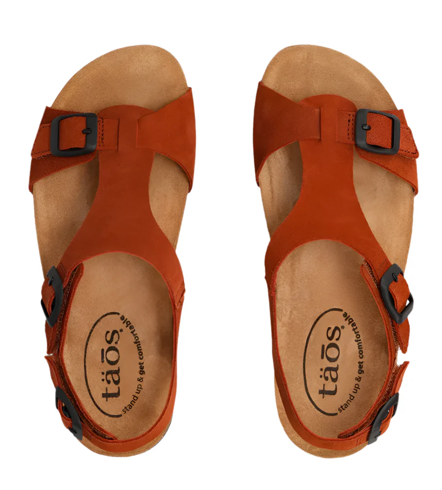 WOMEN'S TAOS MVP SANDAL | RUST SUEDE - Image 4