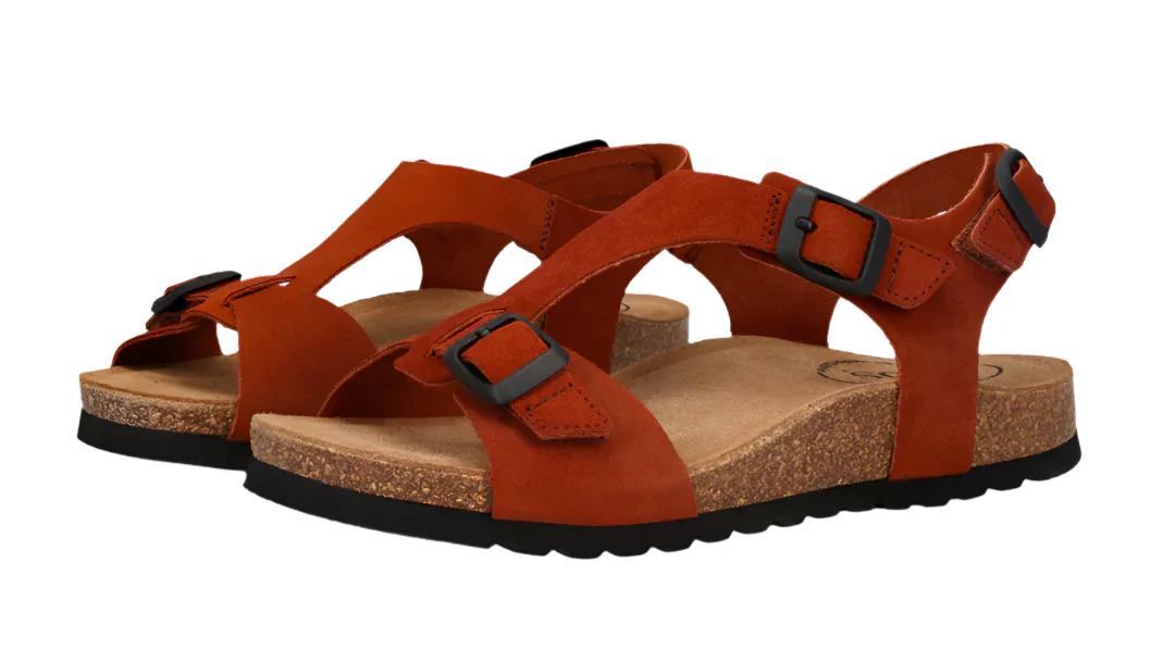 WOMEN'S TAOS MVP SANDAL | RUST SUEDE - Image 6