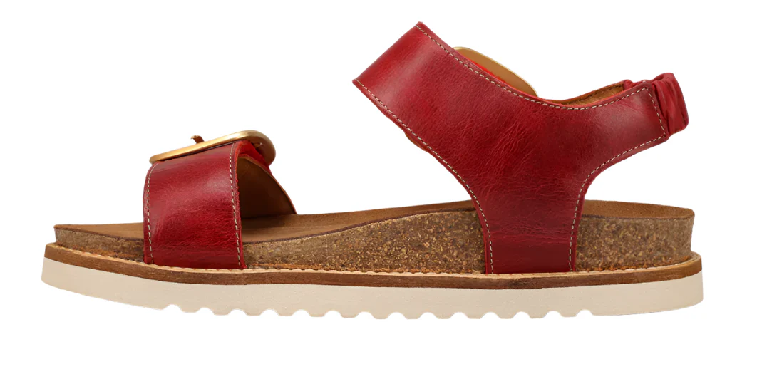 WOMEN'S TAOS ON THE DOUBLE SANDAL | RED - Image 2