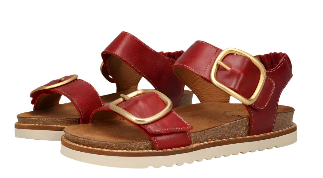 WOMEN'S TAOS ON THE DOUBLE SANDAL | RED - Image 6