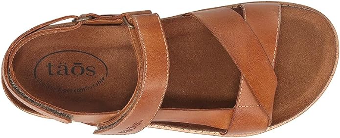 WOMEN'S TAOS SIDEWAYS SANDAL | CARAMEL - Image 4