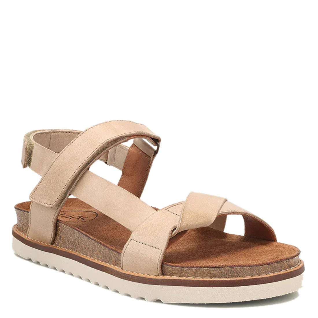 WOMEN'S TAOS SIDEWAYS SANDAL | STONE - Image 3