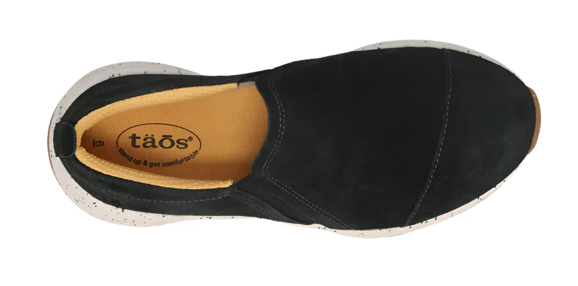 WOMEN'S TAOS SUPER STEP IN SLIP-ON LOAFER | BLACK NUBUCK - Image 4