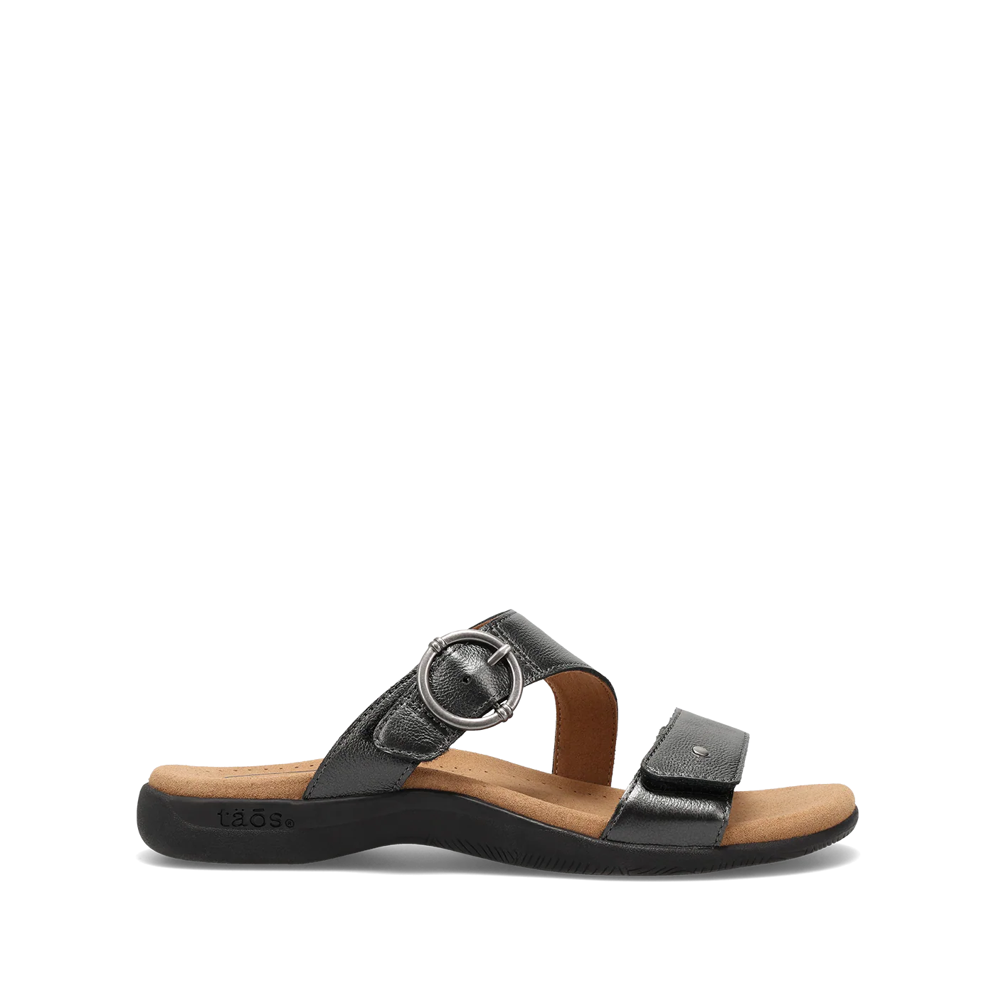 WOMEN'S TAOS WESTSIDE SANDAL | BLACK METALLIC