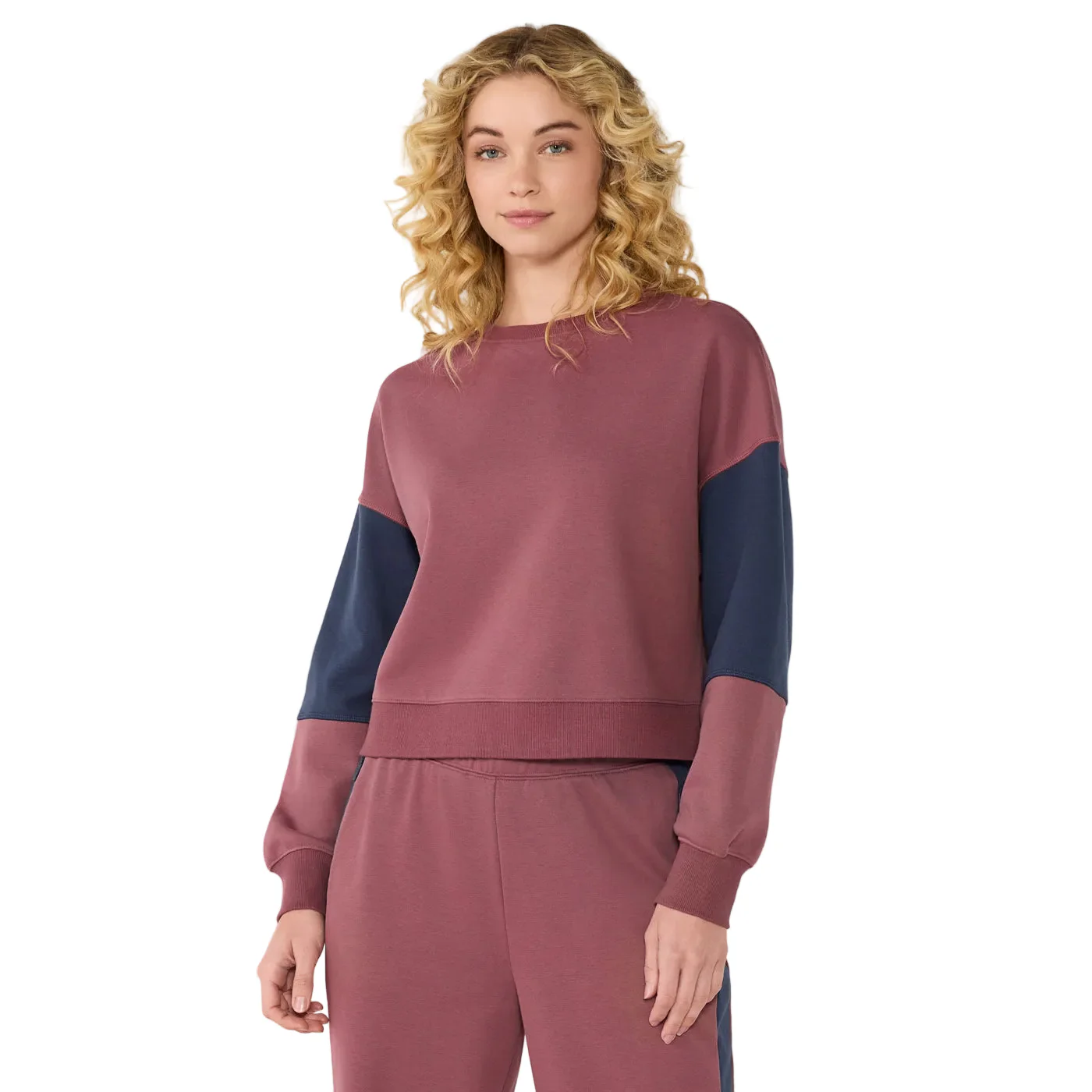 WOMEN'S TAVI HALF ZIP PULLOVER | DEEP EMBER NAVY - Image 6