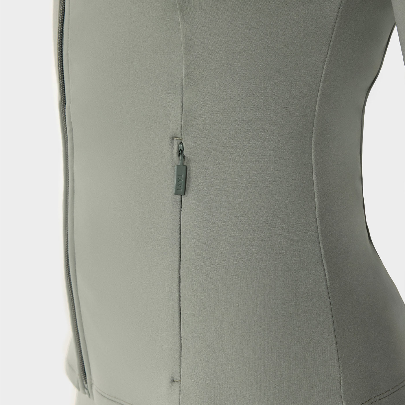 WOMEN'S TAVI MOCK NECK FULL ZIP JACKET | LEAF - Image 5