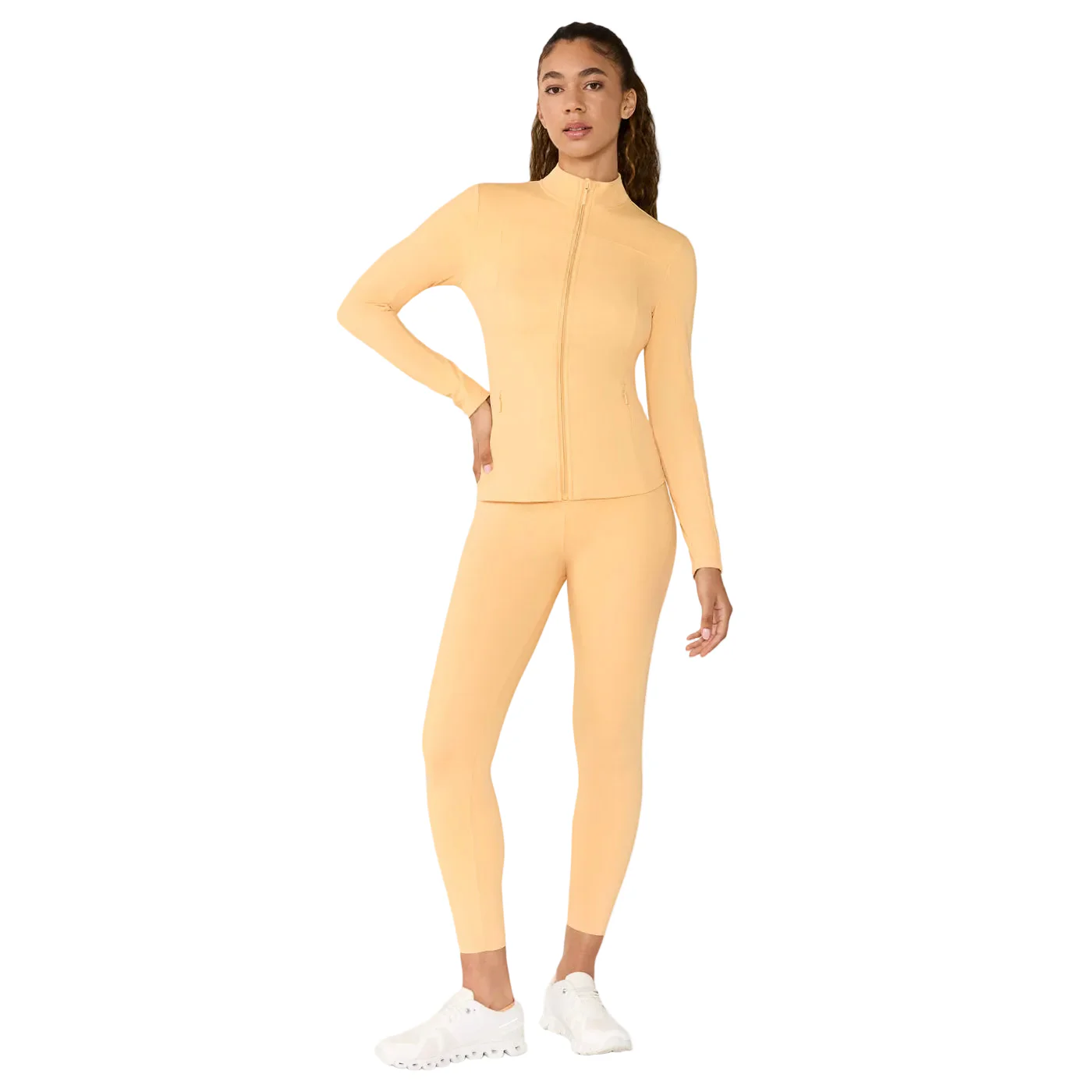 WOMEN'S TAVI MOCK NECK FULL ZIP JACKET | SUNRISE - Image 2