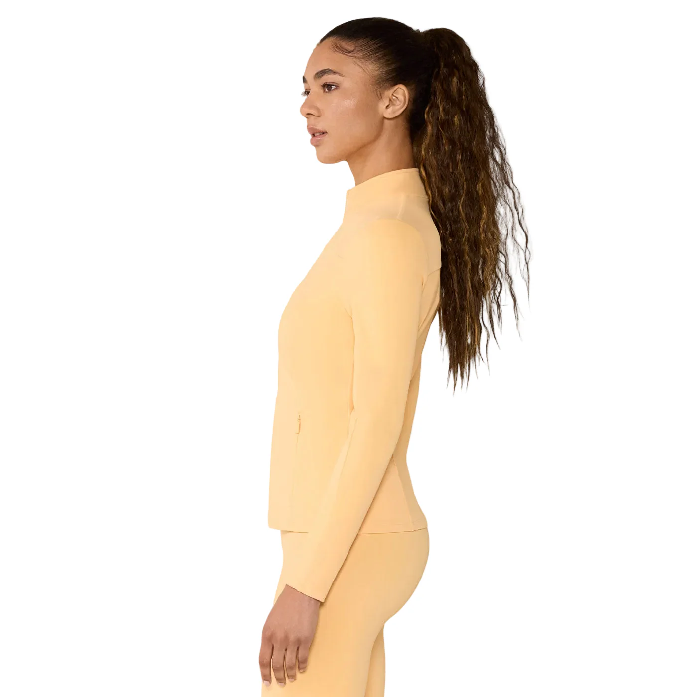 WOMEN'S TAVI MOCK NECK FULL ZIP JACKET | SUNRISE - Image 3