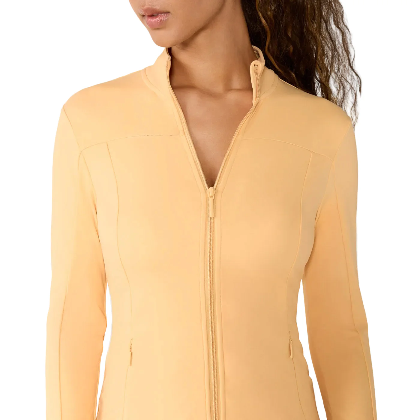 WOMEN'S TAVI MOCK NECK FULL ZIP JACKET | SUNRISE - Image 5