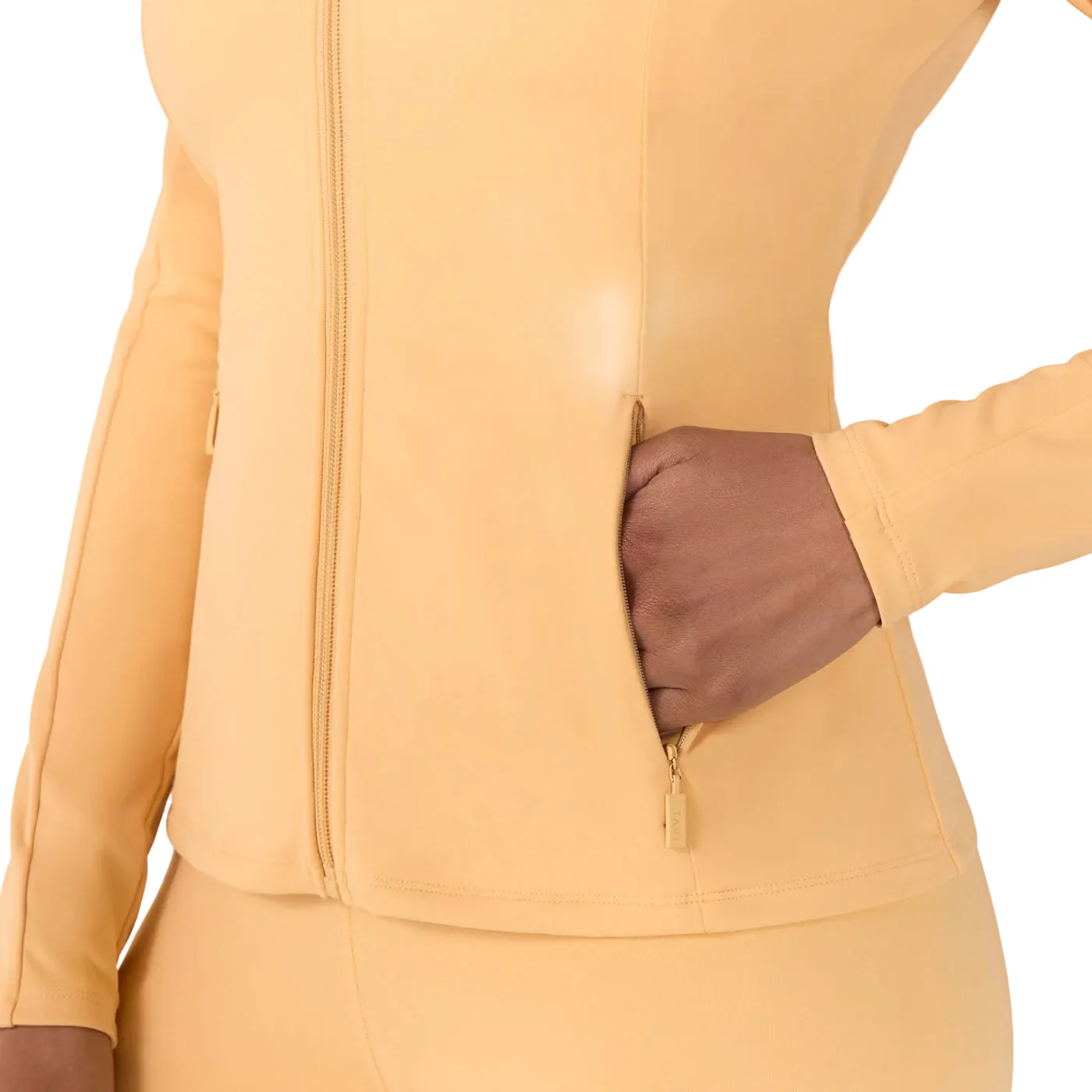 WOMEN'S TAVI MOCK NECK FULL ZIP JACKET | SUNRISE - Image 6