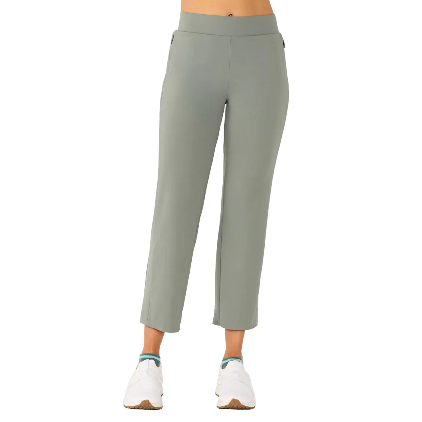 WOMEN'S TAVI MODERN ZIP JOGGER | LEAF