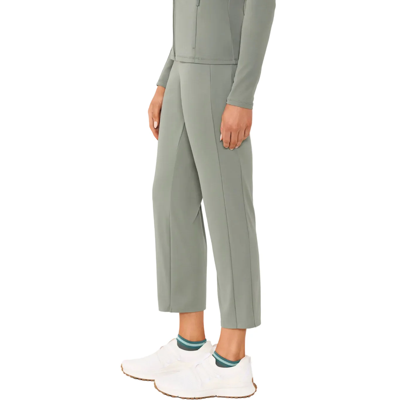 WOMEN'S TAVI MODERN ZIP JOGGER | LEAF - Image 6
