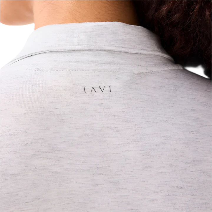 WOMEN'S TAVI TAVILUXE® 3/4 ZIP COZY FLEECE PULLOVER | ASH - Image 6