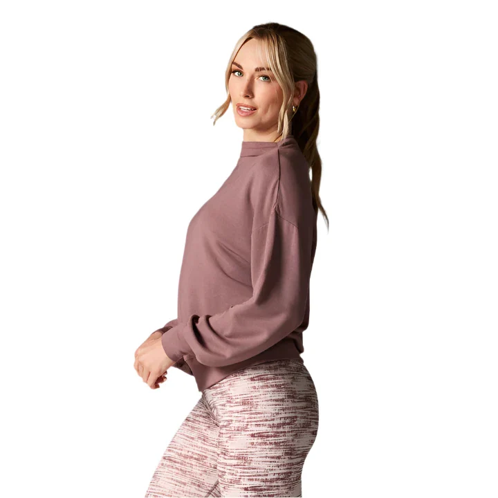 WOMEN'S TAVI TAVILUXE® SLOPE CREW SWEATSHIRT | ROSE - Image 3