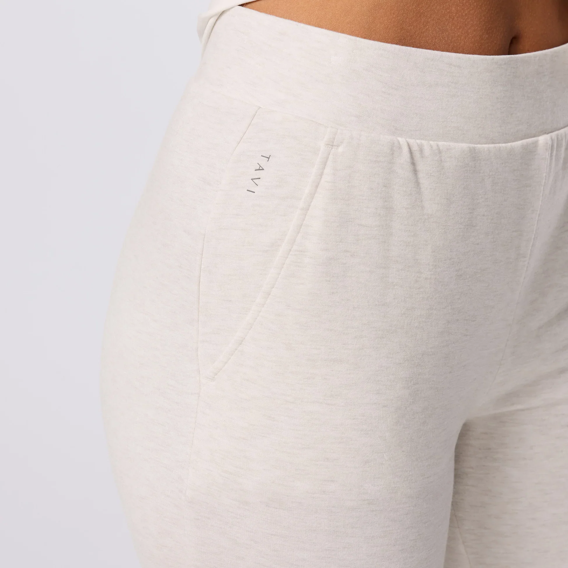WOMEN'S TAVILUXE COZY WIDE LEG TROUSER | OAT - Image 3